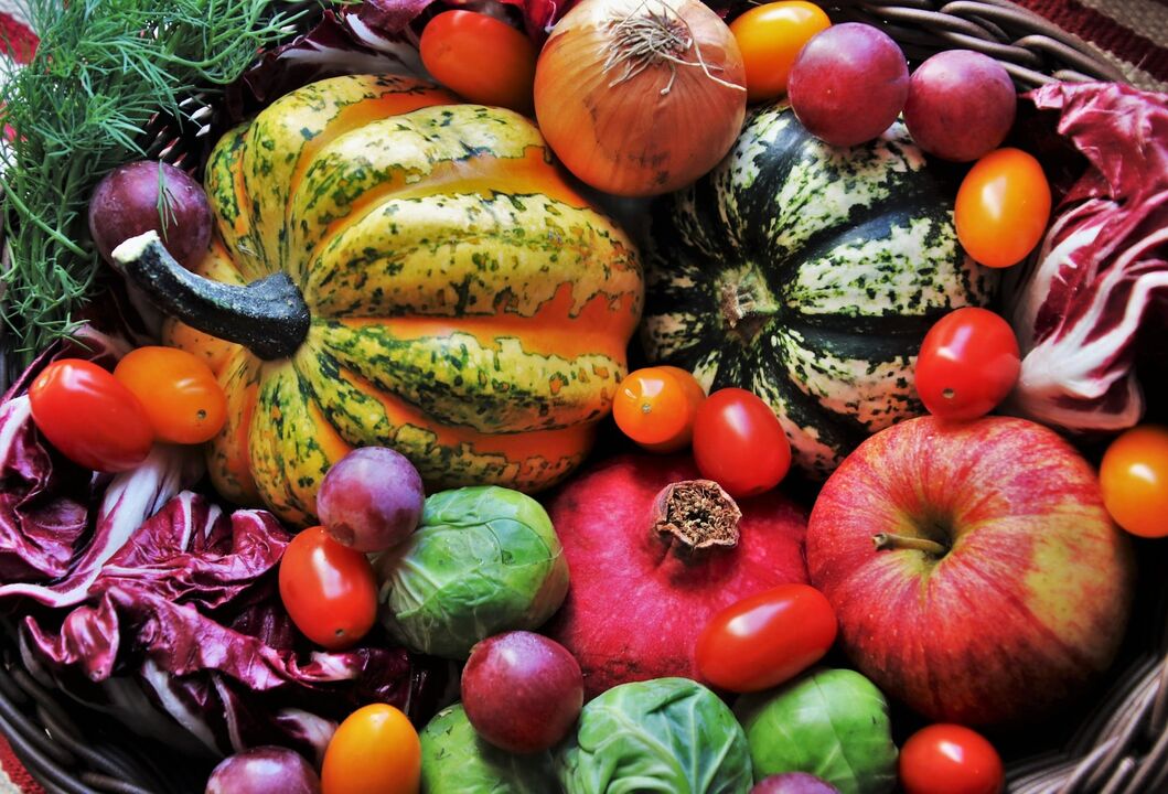 Le régime alimentaire des personnes du groupe sanguin II doit être composé de fruits et de légumes. 
